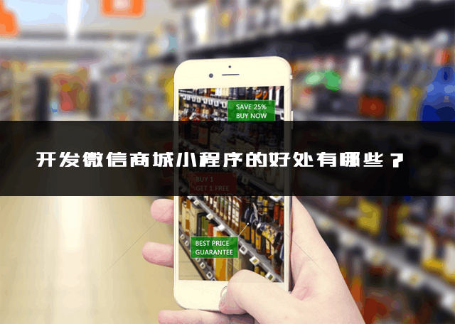 商城小程序  微信小程序商城開發(fā)的優(yōu)勢